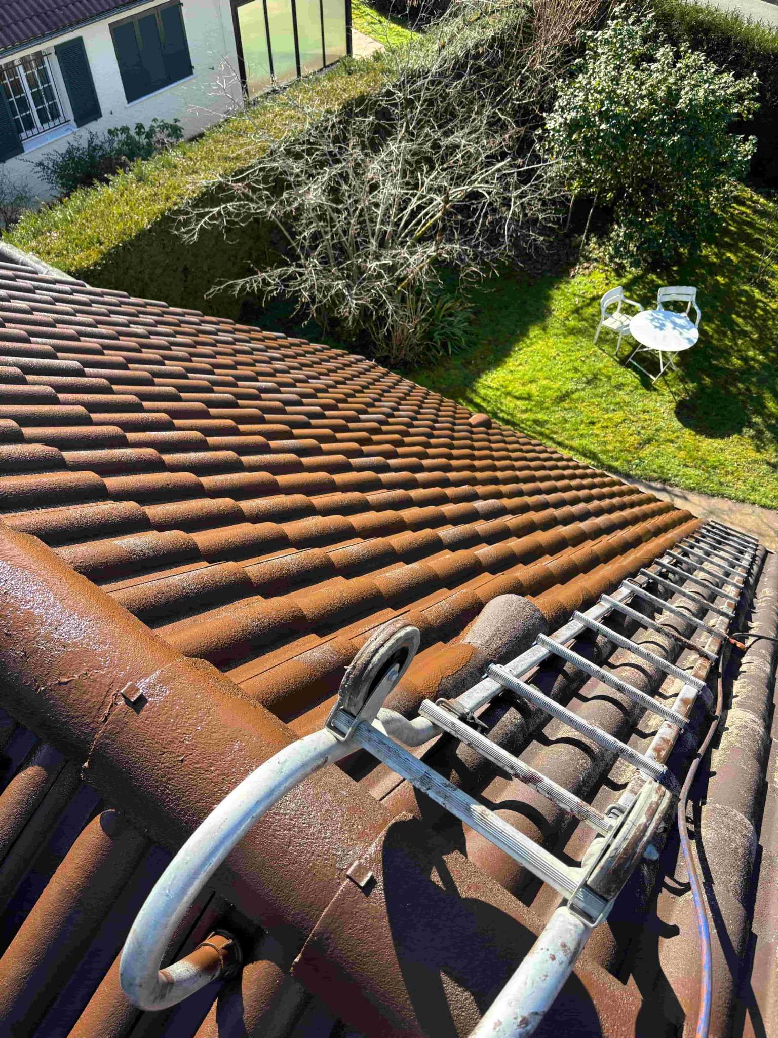 Hydrofuge toiture coloré brun - Pendant