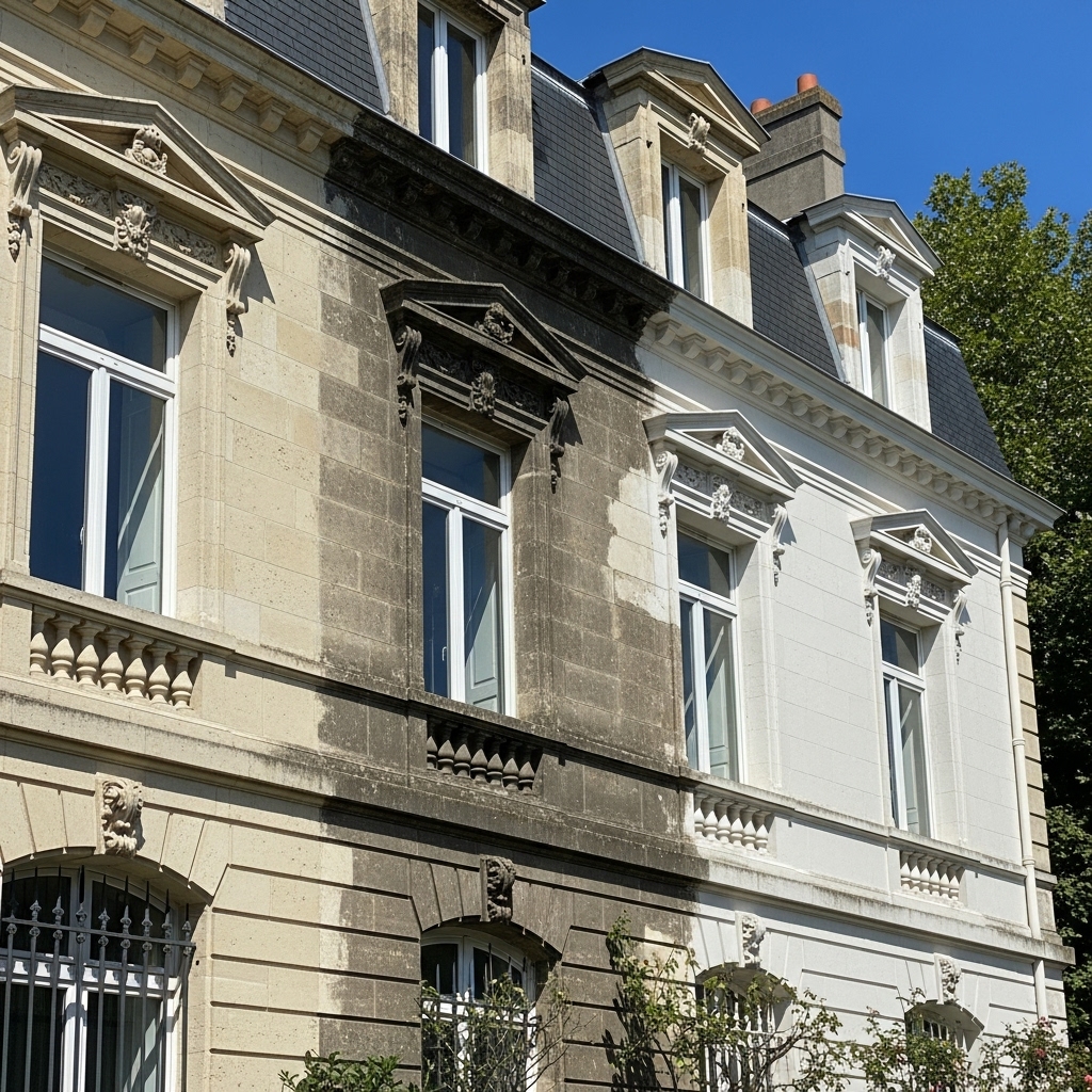 Comment nettoyer une façade noircie ?